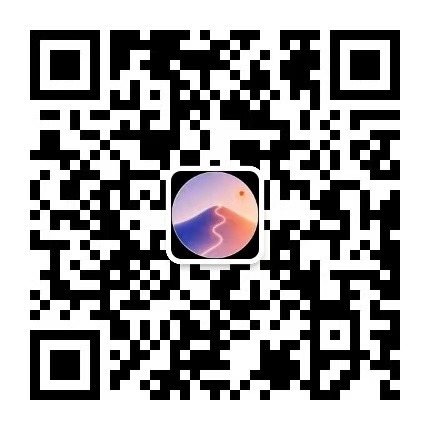 intro 微信公众号二维码,中间是 intro 标志,用微信扫一扫即可关注